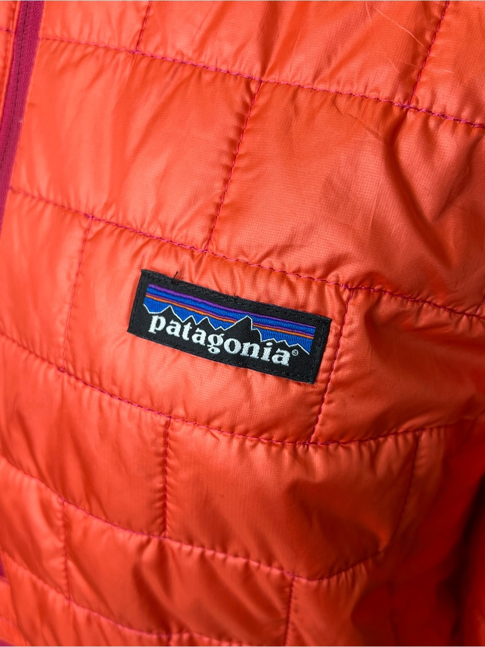 Patagonia Nano Bivy Pullover Jacket Women's M Coral Fushia EUC - Picture 3 of 10